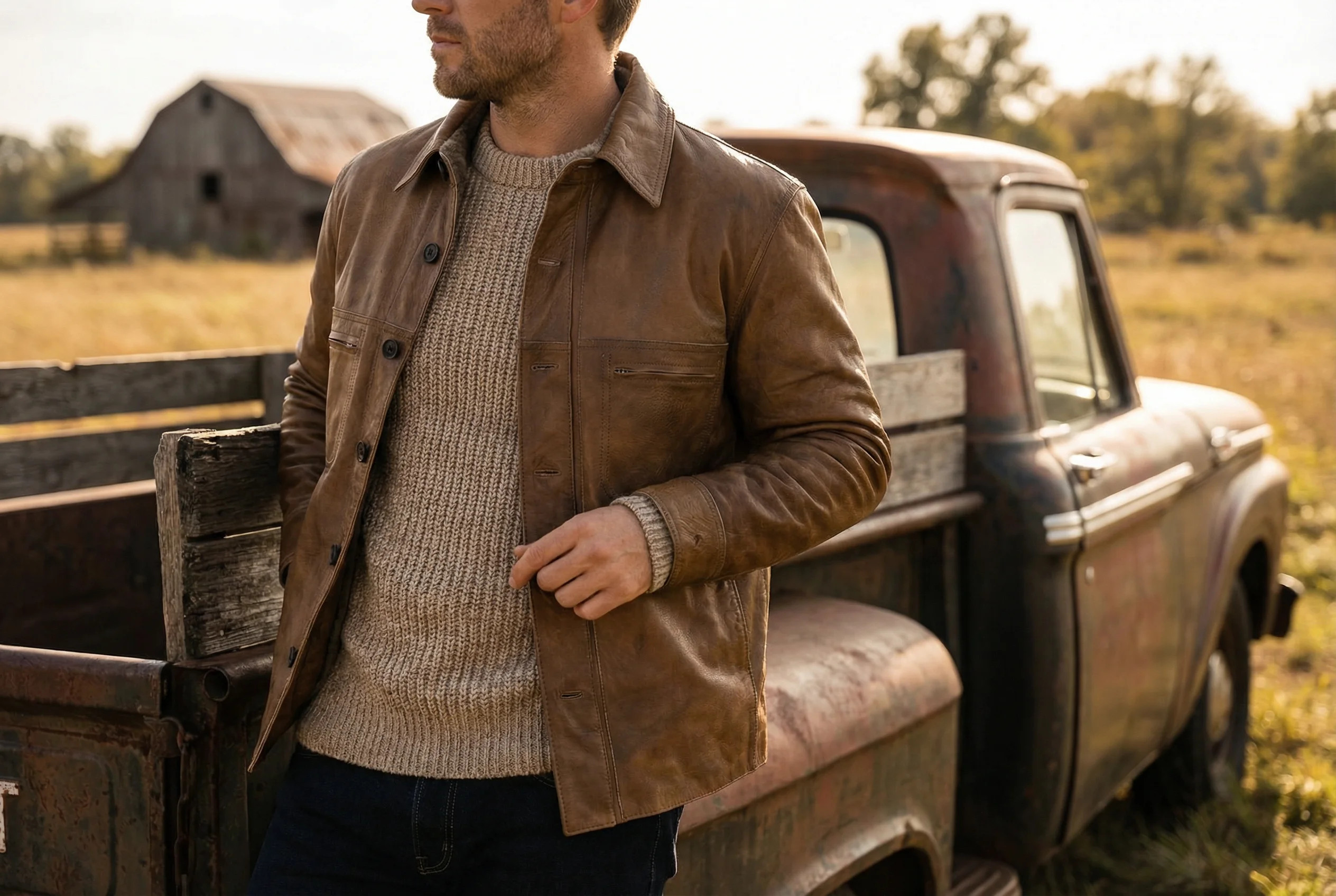Reversible Deerskin Jacket