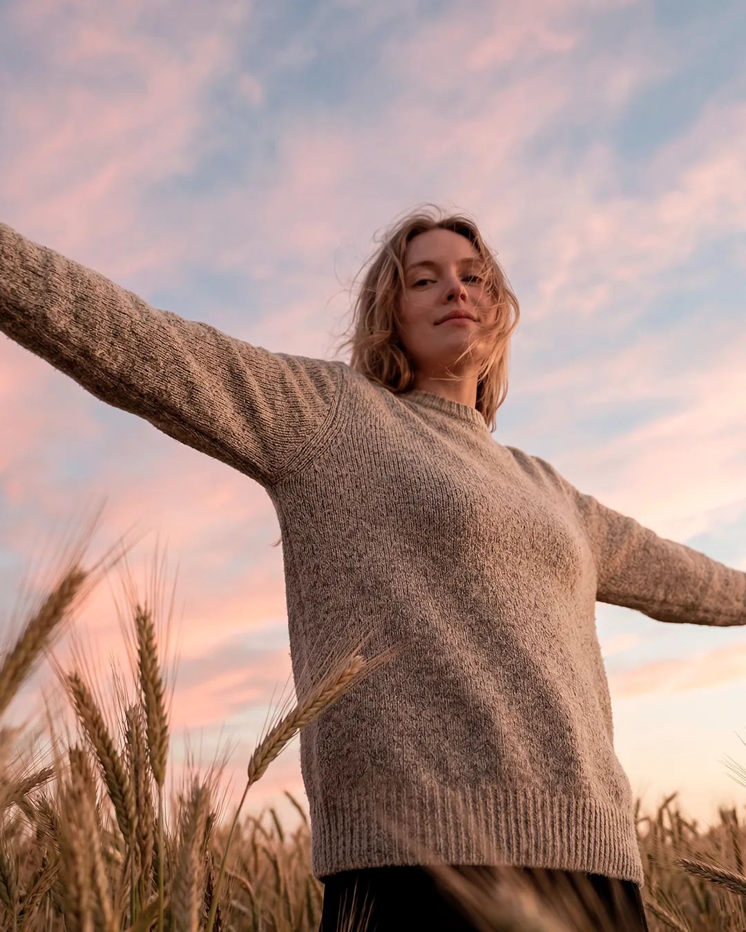 Gray Wool Sweater